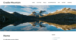 Desktop Screenshot of cradle-mountain.com